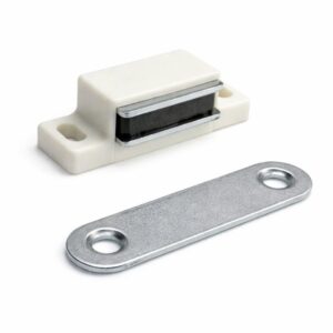 Türmagnet für Möbel, weiß