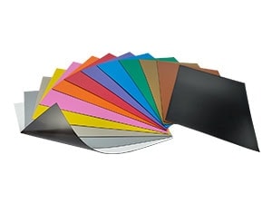 Bunte Magnetfolien