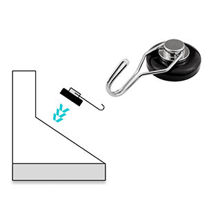 Haken in Verwendung