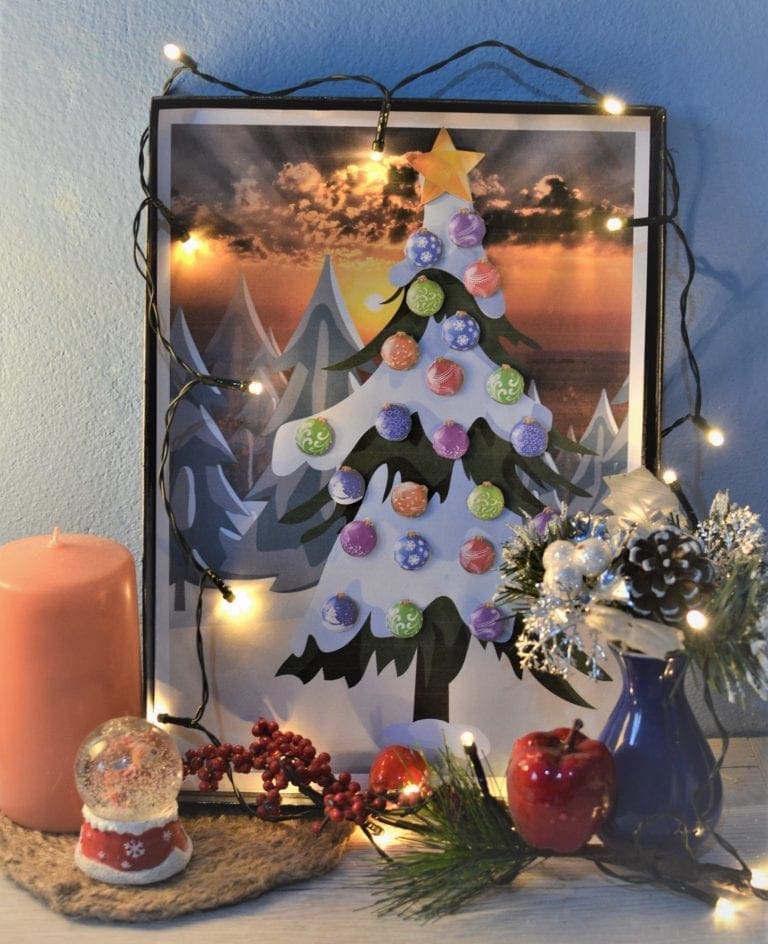 Magnetischer Adventskalender