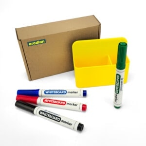 Magnetischer Markerhalter für Whiteboards + 4 Marker