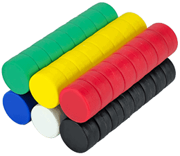 plastifizierte Neodym-Magnete